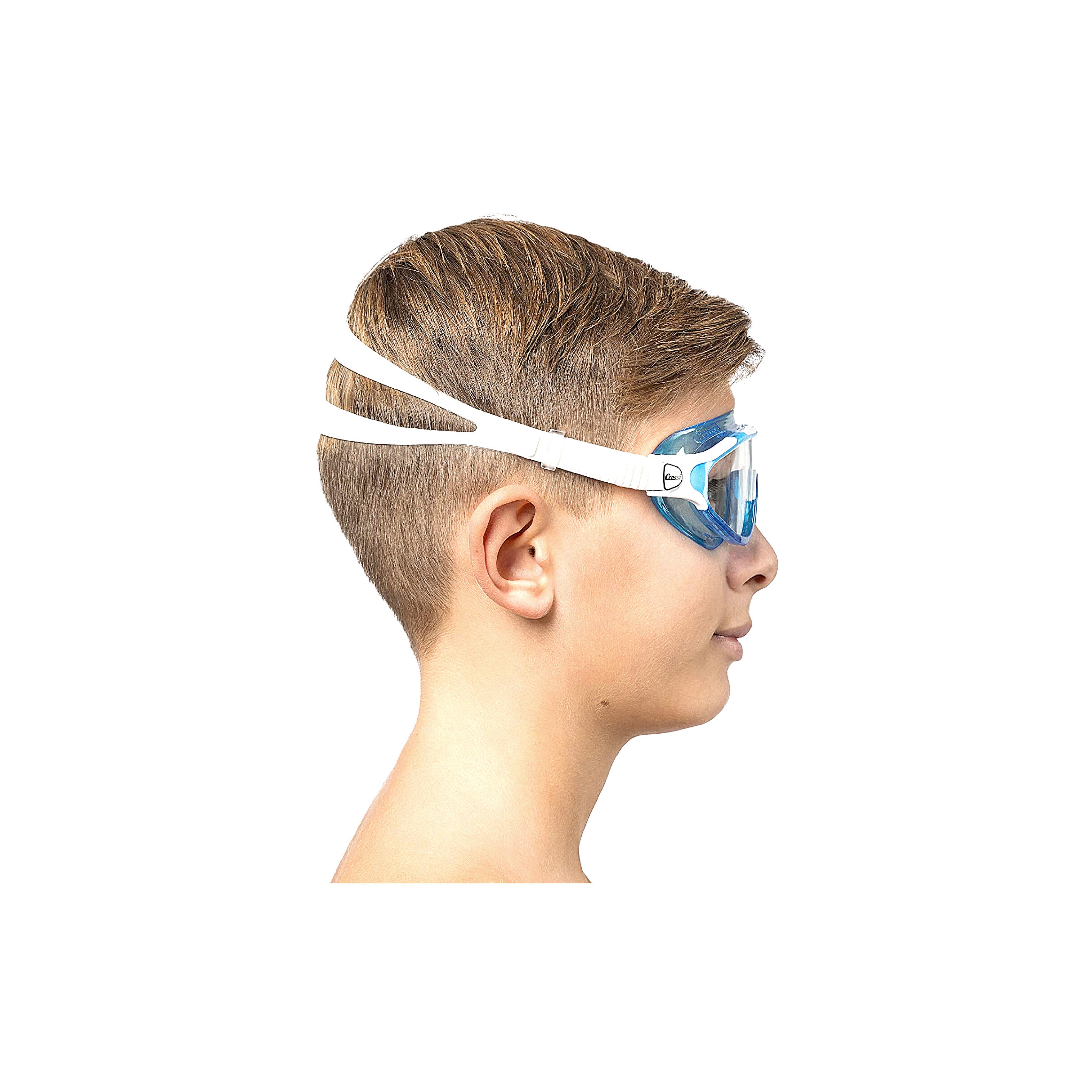 BALOO Cressi Professional Swim Goggles for Kids 2-7 Years Old - Anti-Fog UV Protection for Swimming Lessons & Pool Play