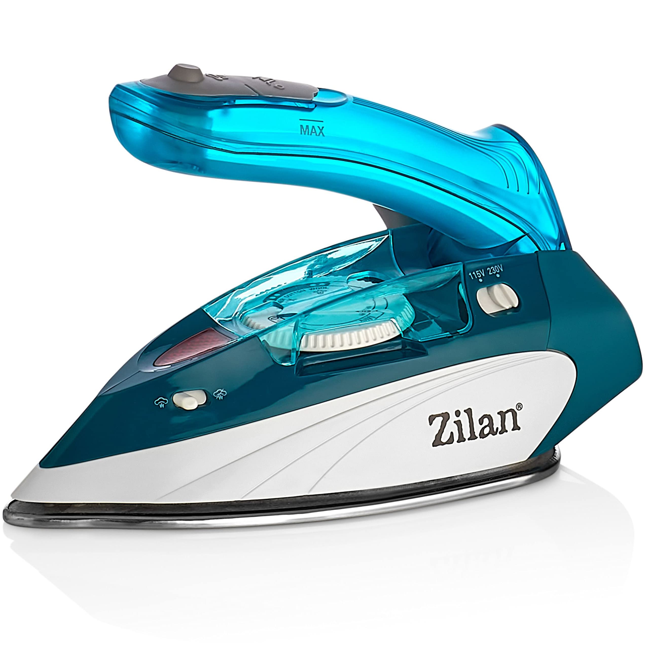 Portable Travel Steam Iron - 1100W Mini Iron with Adjustable Temperature Control, Non-Stick Soleplate & Foldable Handle | Perfect for Business Trips, Vacations & Small Spaces | Compact & Lightweight for Easy Packing