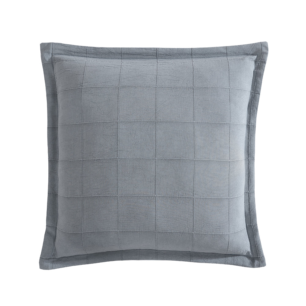 Artemis Denim Square Filled Cushion - Stylish Home Decor Throw Pillow for Sofa, Bed & Outdoor Use - Soft & Comfortable Decorative Pillow Cover