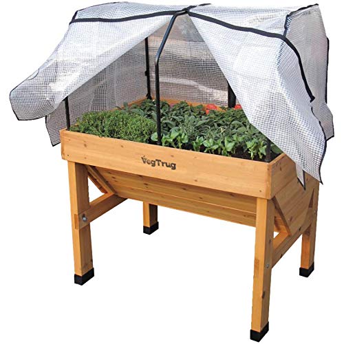 VegTrug Small Greenhouse Cover - Waterproof Plant Protection for Raised Garden Beds | Perfect for Seedlings, Herbs & Winter Gardening