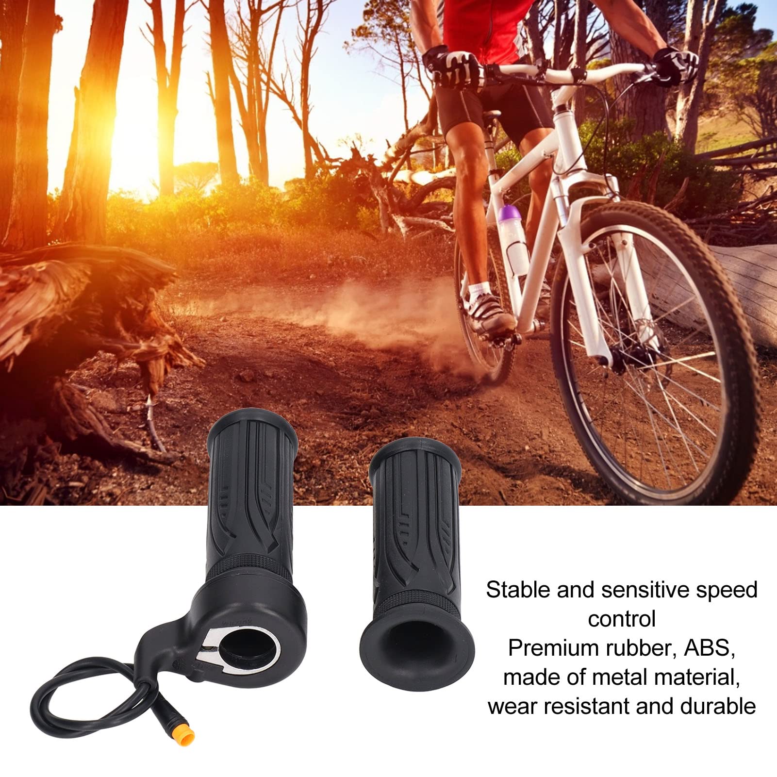 VBESTLIFE Electric Scooter Throttle Grip - High Sensitivity Accelerator Handle with Adjustable Joint for E-Scooters - Perfect for Commuting & Urban Travel