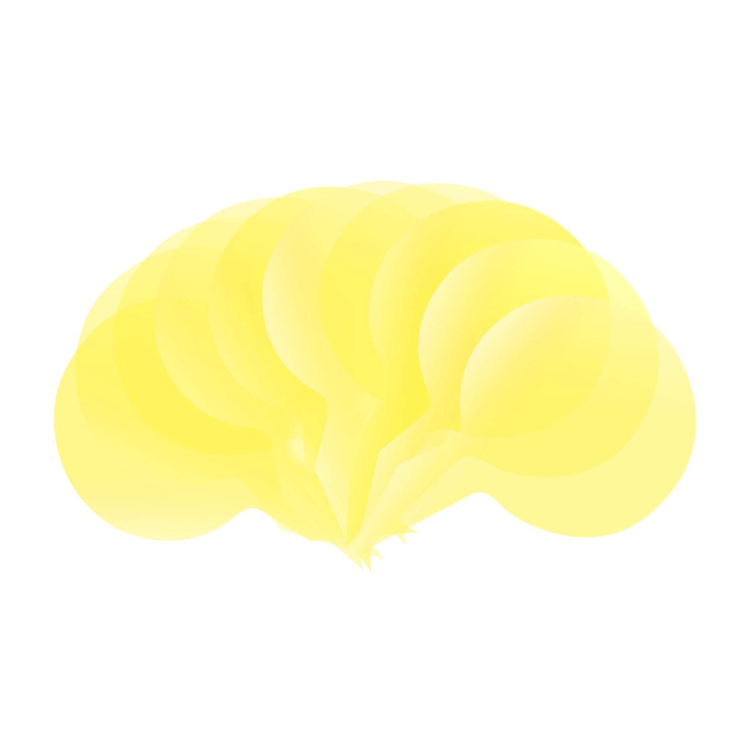 18 Inch Helium Bobo Balloons for LED Light Up - Party Decorations for Christmas, Wedding, Birthday (Yellow, 10 Pack) | Indoor & Outdoor Events, Baby Showers, Graduation Celebrations