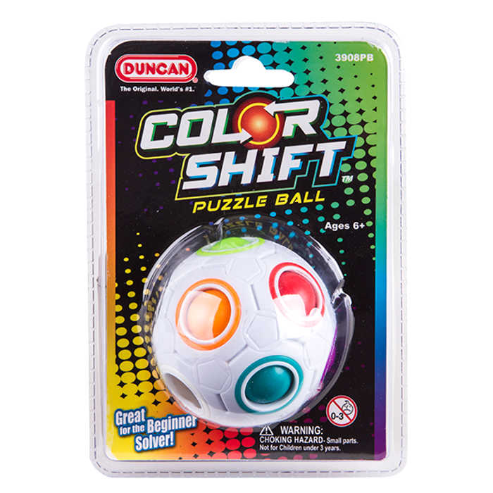 Duncan Colour Shift Puzzle Ball - Premium Speed Cube for Kids & Adults - Perfect for Stress Relief, Brain Training & Fun Competition - Great Gift for Puzzle Lovers