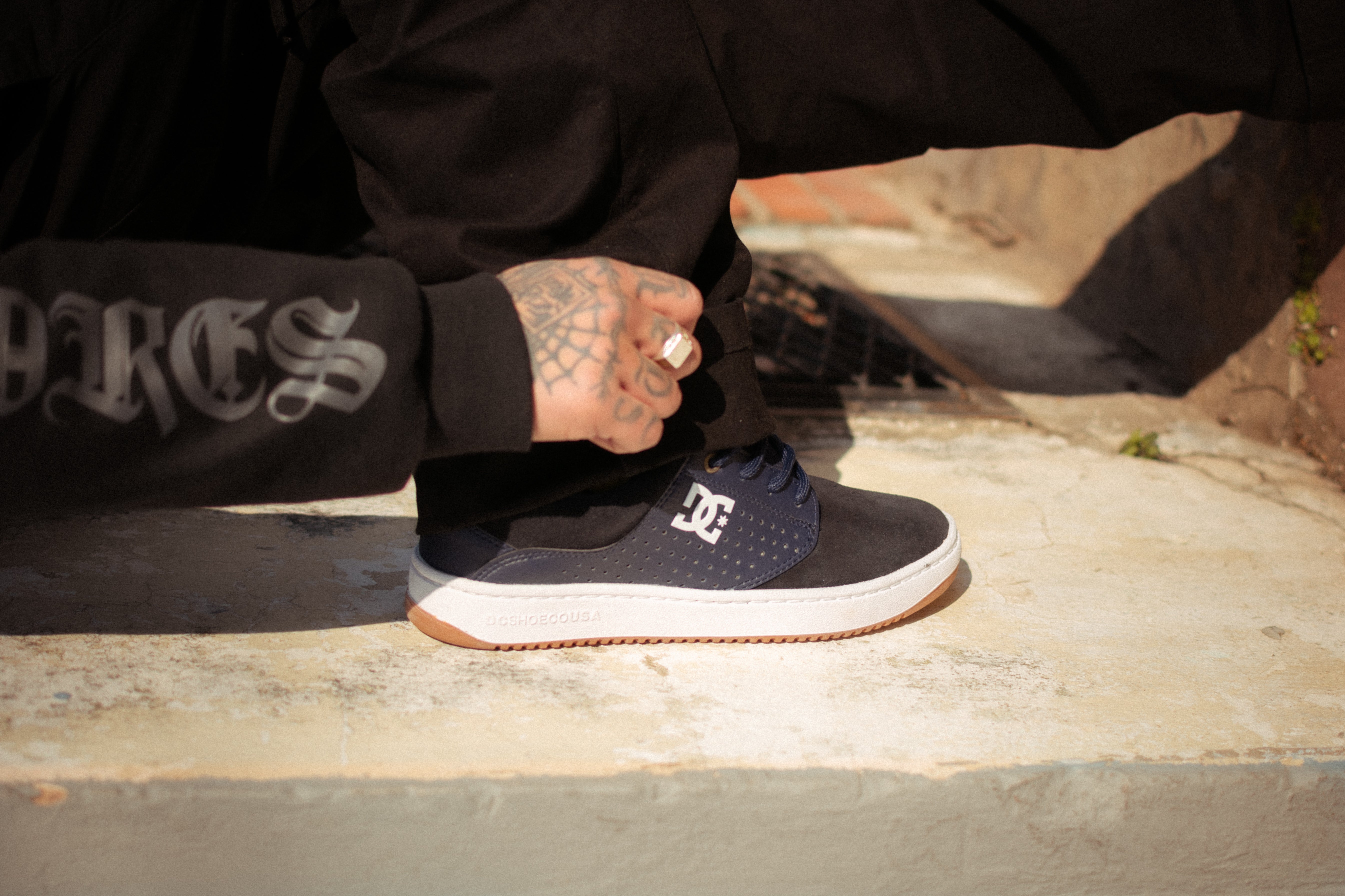 DC Plaza TC SS Skate Shoes (410) - Blue - Comfortable Sneakers for Skateboarding & Casual Wear