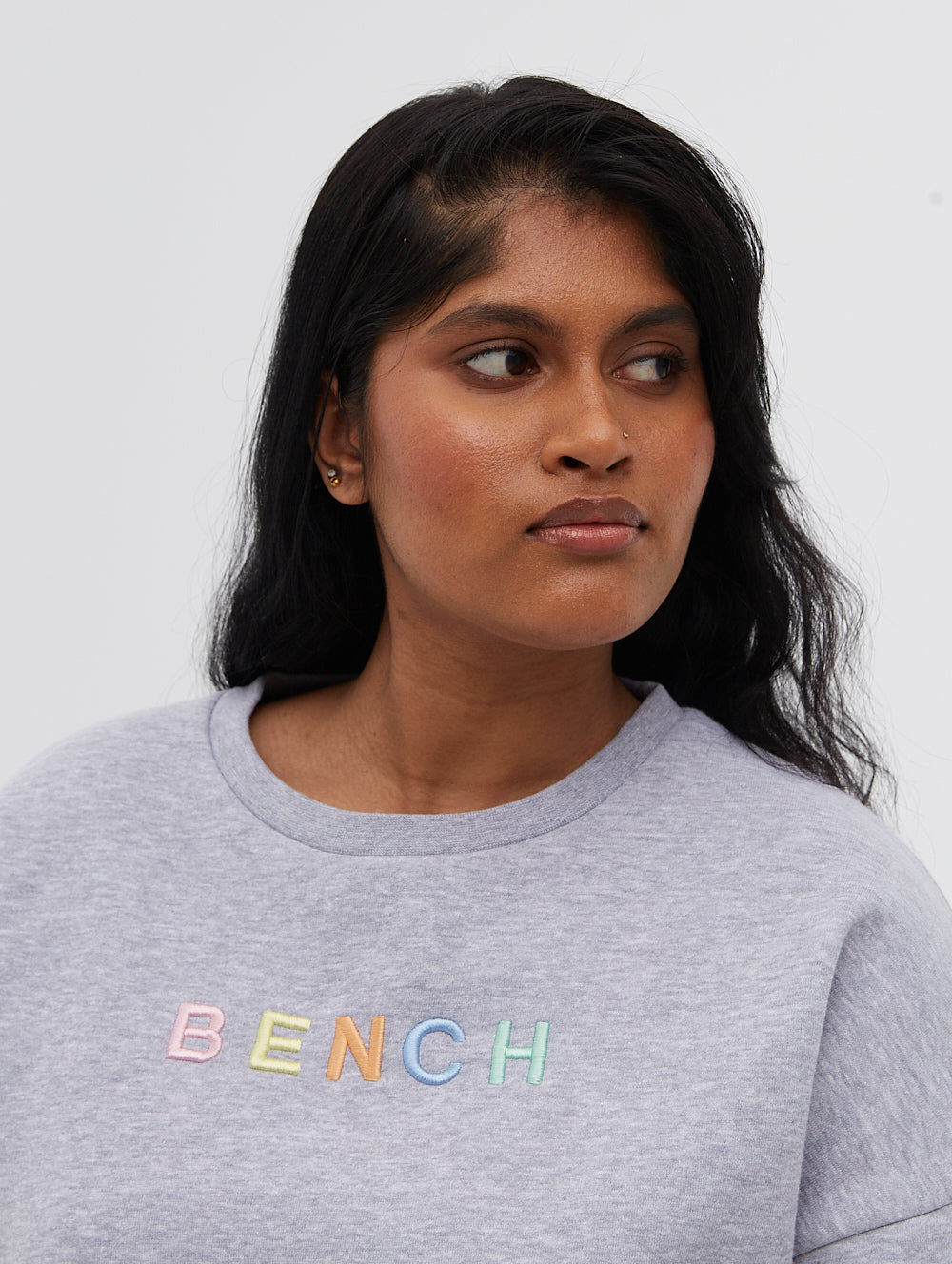 Bloom Crew Neck Sweatshirt for Women - Soft Cotton Pullover Sweater - Casual Loungewear for Fall & Winter - Perfect for Coffee Dates and Weekend Outings