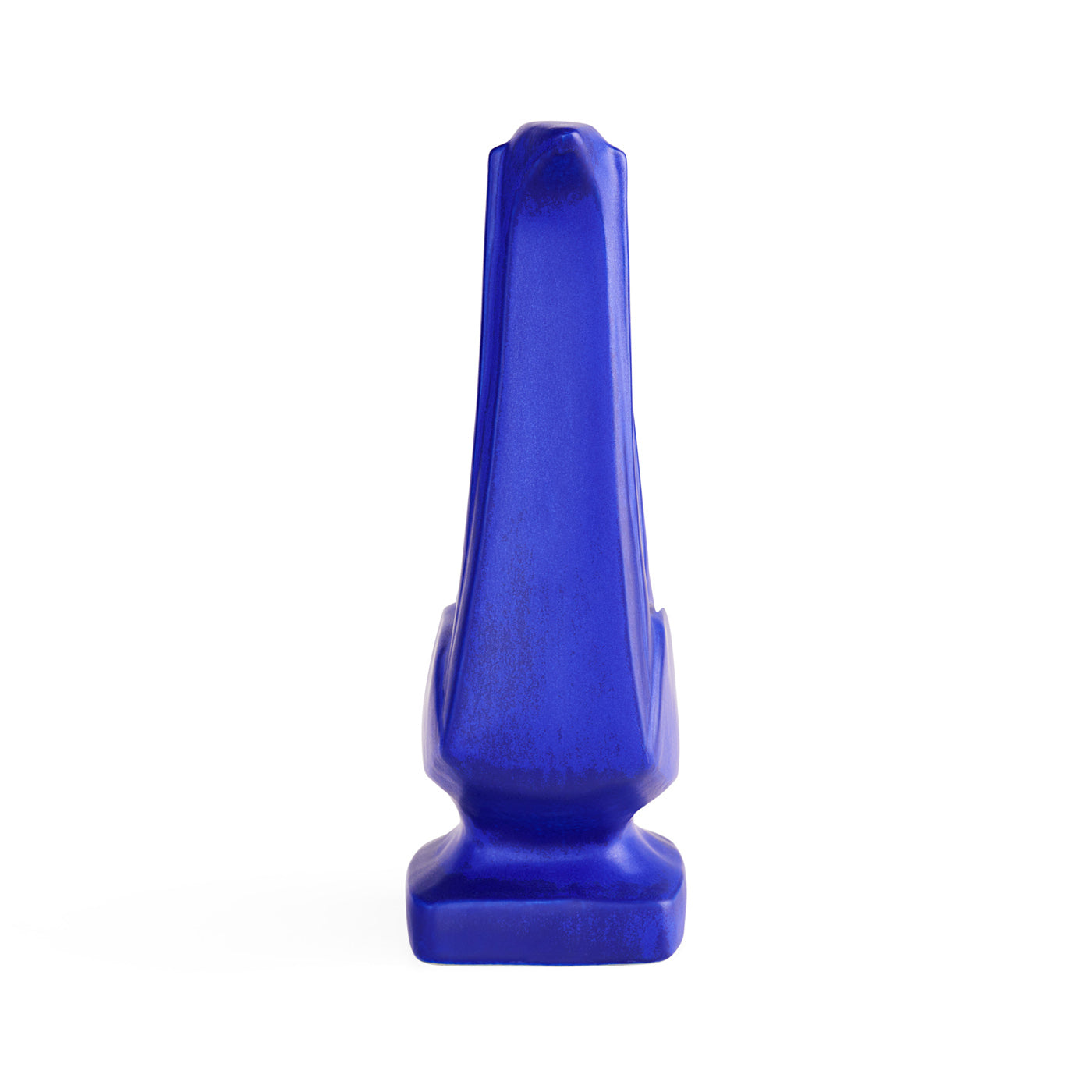Cobalt Blue Bird Figurine - Handcrafted Ceramic Decoration for Home & Garden - Perfect for Shelf Display, Table Centerpiece, and Outdoor Garden Decor