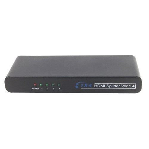 4K HDMI Splitter 1 in 4 Out - 4 Port HD Audio Video Mirror Screen Duplicator for Home Theater, Gaming & Multi-Monitor Setup