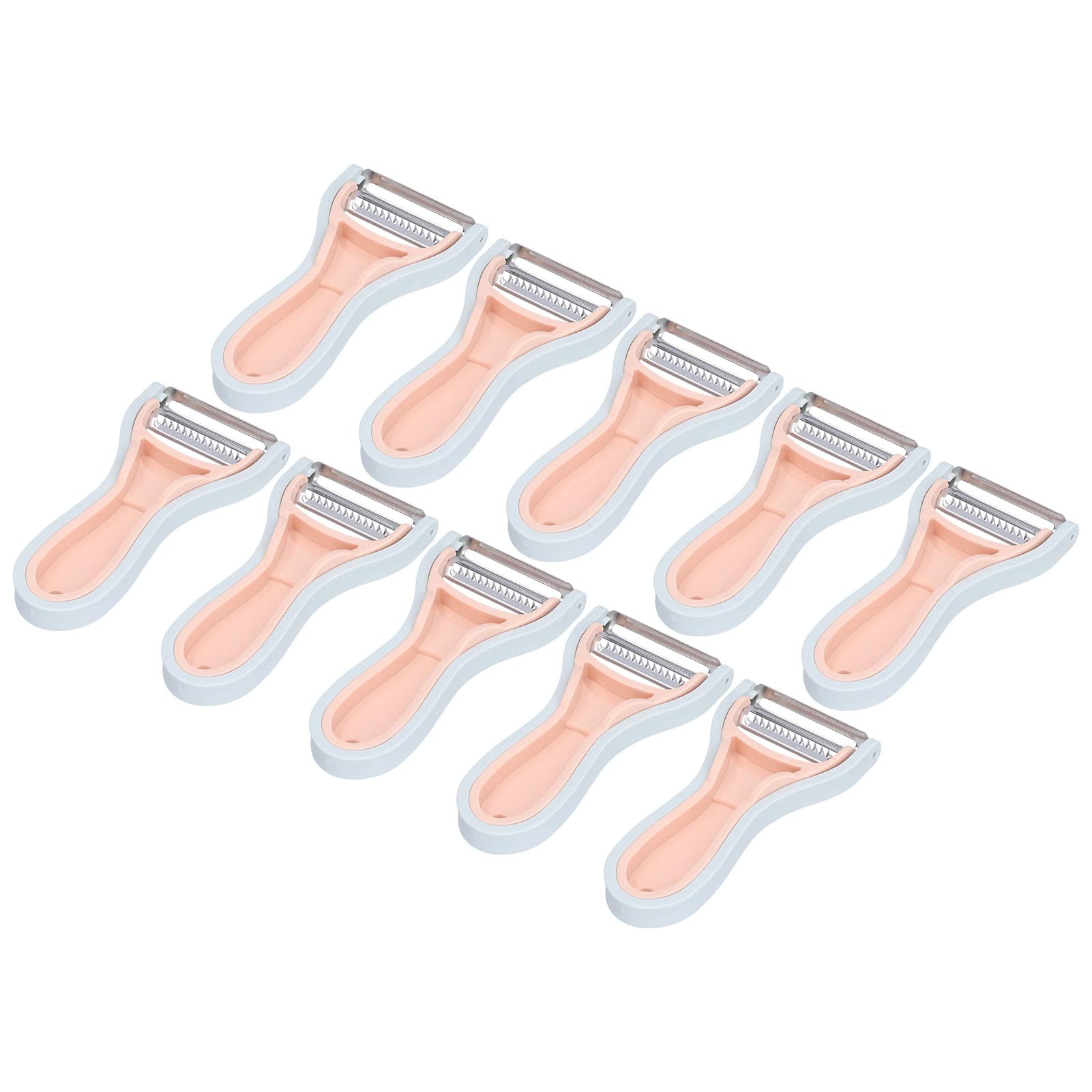 Premium 2-in-1 Vegetable Peeler with Detachable Razor-Sharp Blade - Durable Stainless Steel Potato Peeler & Multifunctional Kitchen Tool (10-Pack) - Perfect for Peeling Potatoes, Carrots, Apples & More for Home Cooking & Meal Prep