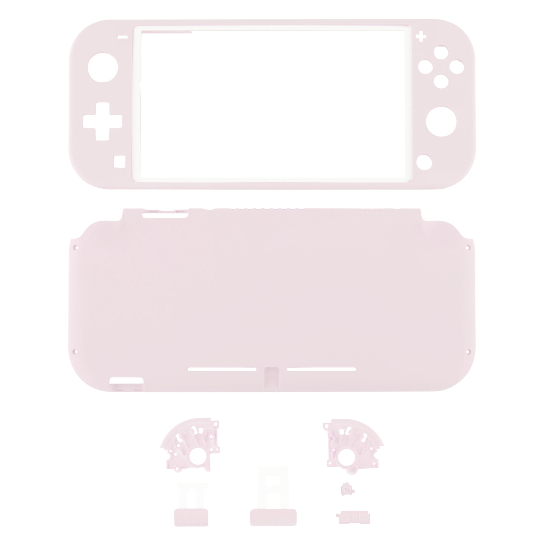 eXtremeRate Cherry Blossom Pink DIY Replacement Shell for Nintendo Switch Lite - Custom Controller Housing with Screen Protector | Gaming Accessories for Travel & Home Entertainment