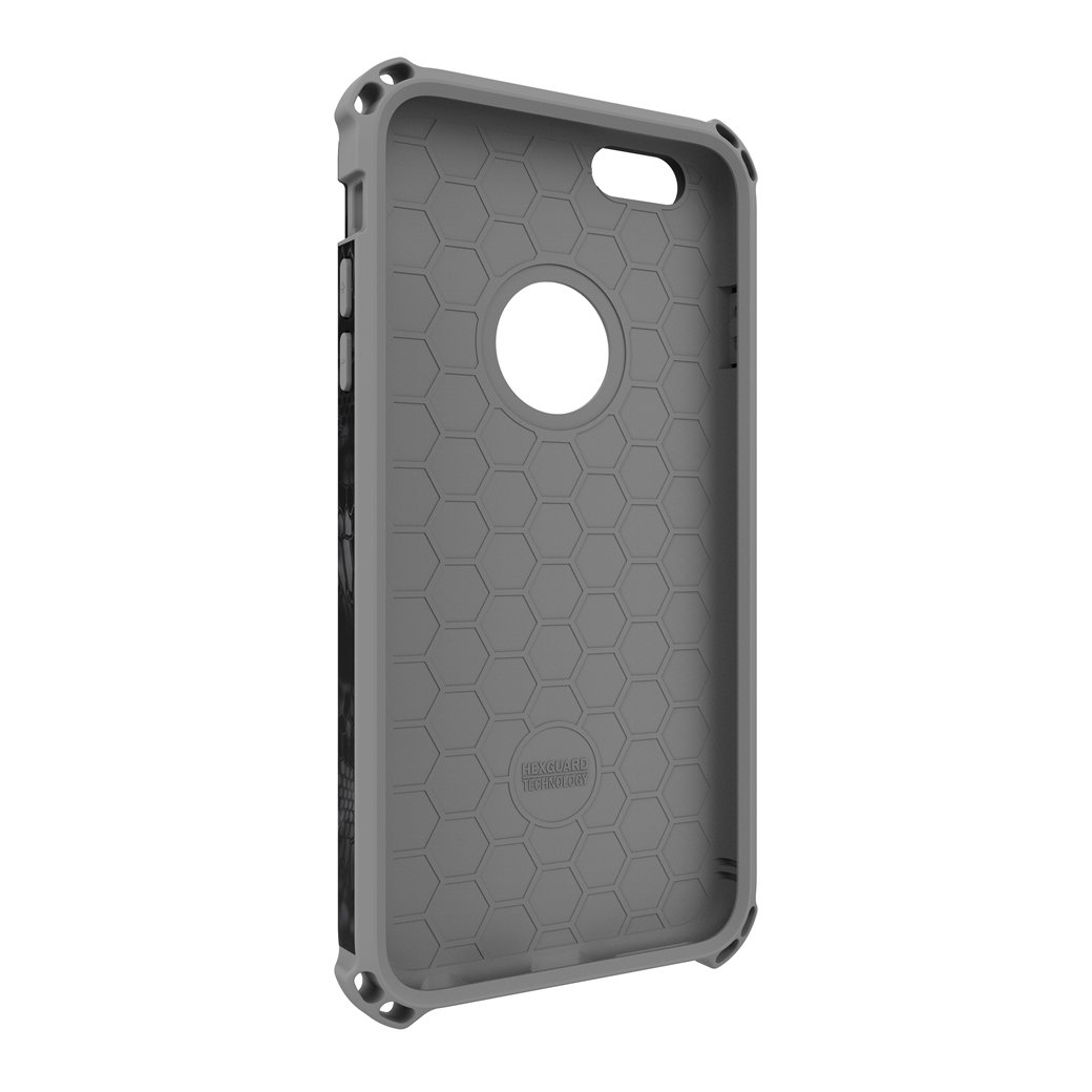 Durable Dilex Shockproof Case with Metal Kickstand for iPhone 6 Plus/iPhone 6s Plus - Kryptek Typhon Camo Design | Perfect for Outdoor Adventures & Daily Protection