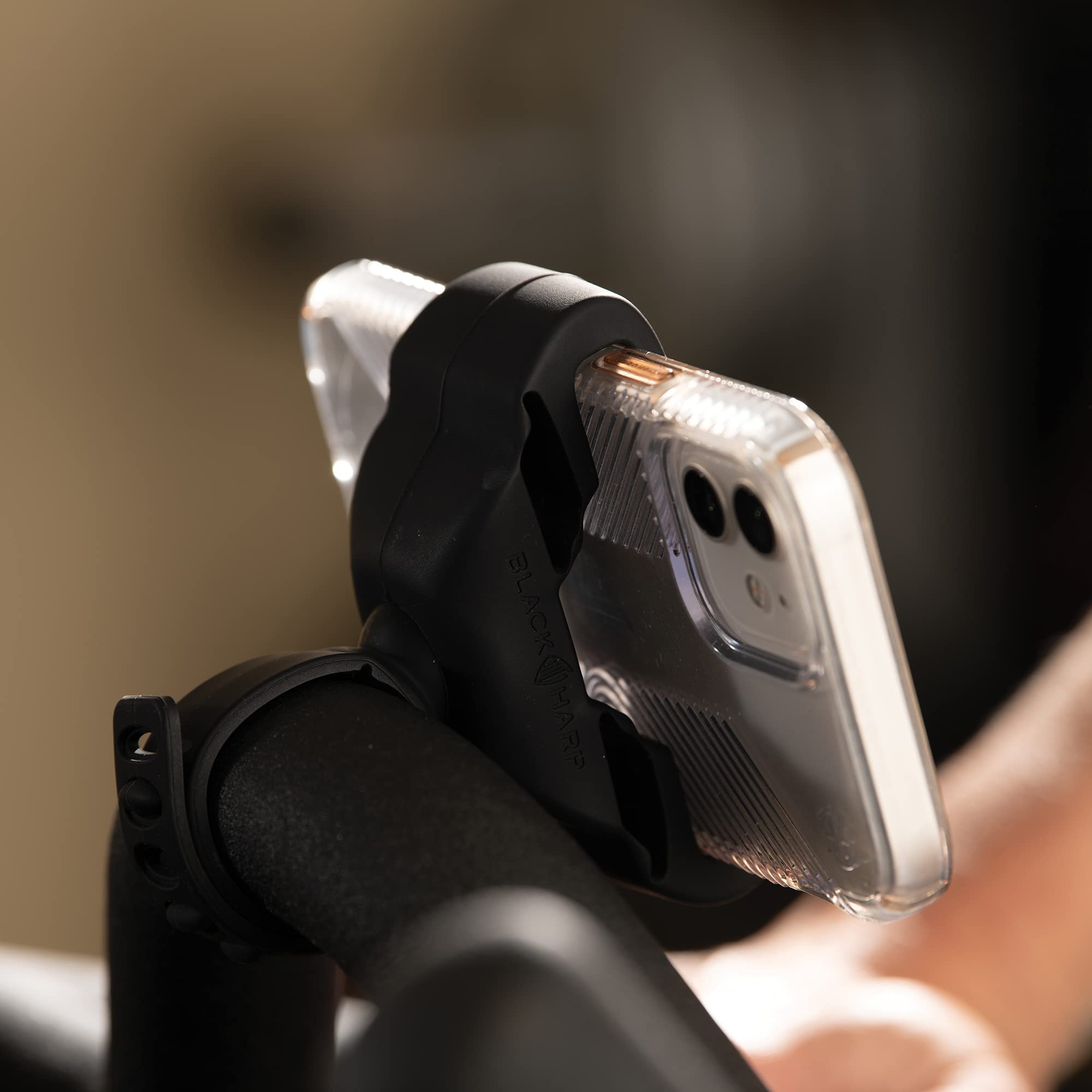 **Silicone Bike Phone Holder - Universal Cell Phone Mount for Peloton, Stationary & Spin Bikes - Secure & Adjustable Exercise Bike Accessories - Perfect for Indoor Cycling, Workouts & Fitness Tracking**