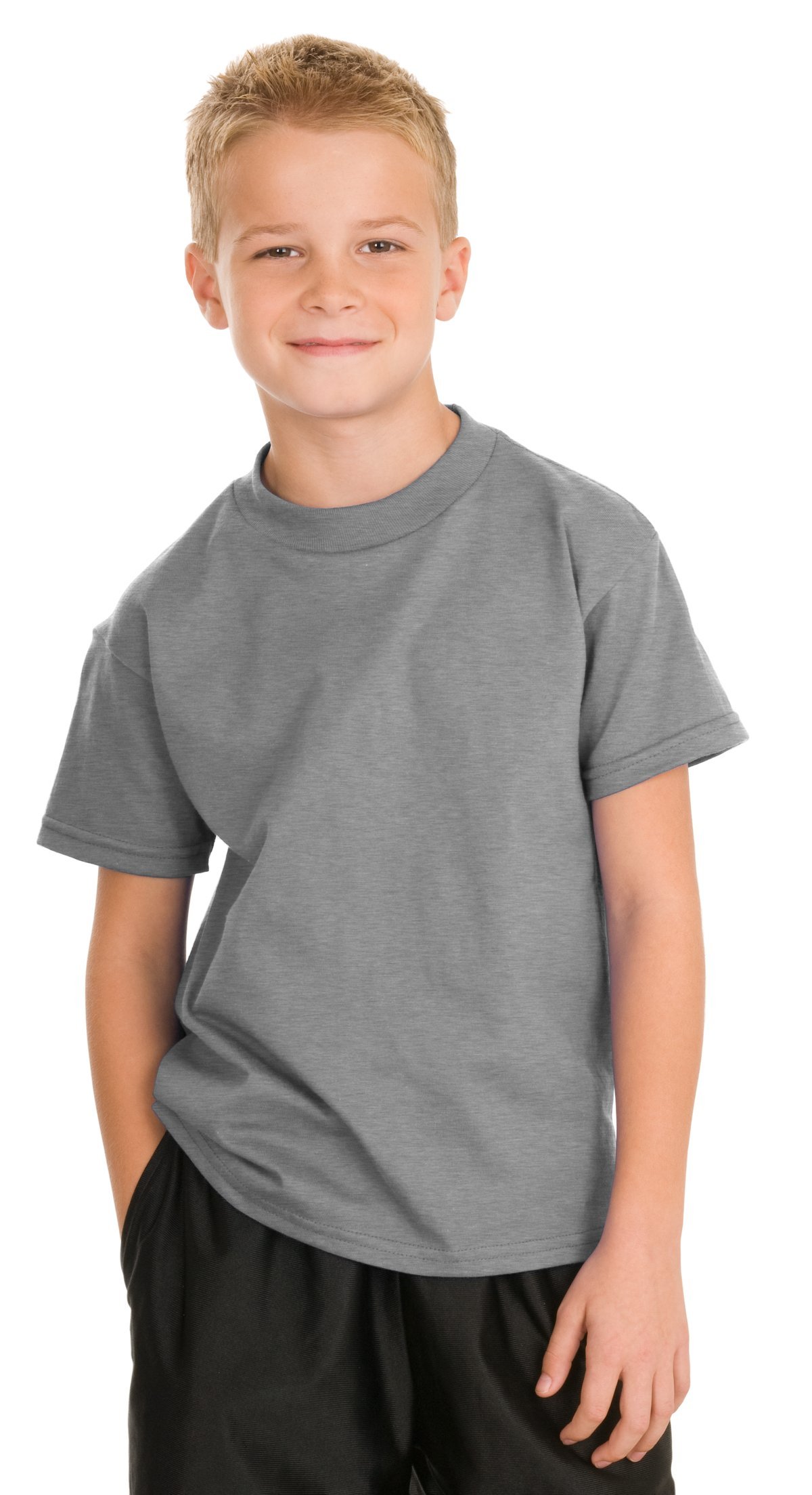 Hanes Authentic Tagless 100% Cotton Kids T-Shirt - Soft & Comfortable for Everyday Wear, School & Play