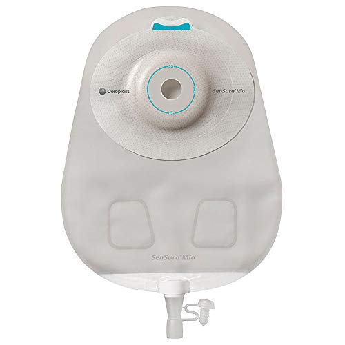 Mio 1-Piece Urostomy Pouch with Deep Convex Maxi Size - Transparent Pre-Cut (10 Pack) | Ideal for Active Lifestyles & Post-Surgery Comfort