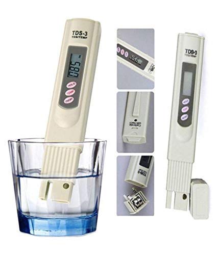 Flipco Digital LCD TDS Meter for Water Testing - Accurate RO Water Filter Tester with Leather Case | Perfect for Home, Aquariums, Hydroponics & Drinking Water Quality Check