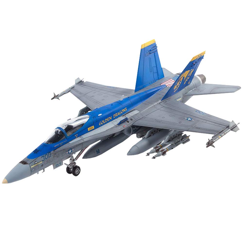 1/72 Scale USN F/A-18C VFA-192 Golden Dragons Fighter Plastic Model Kit - 9.3