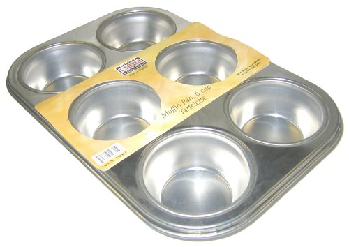 Premium Kaiser Bakeware Tinplate 6-Cup Non-Stick Muffin Pan for Perfect Cupcakes & Muffins - Ideal for Home Baking, Parties & Holiday Treats