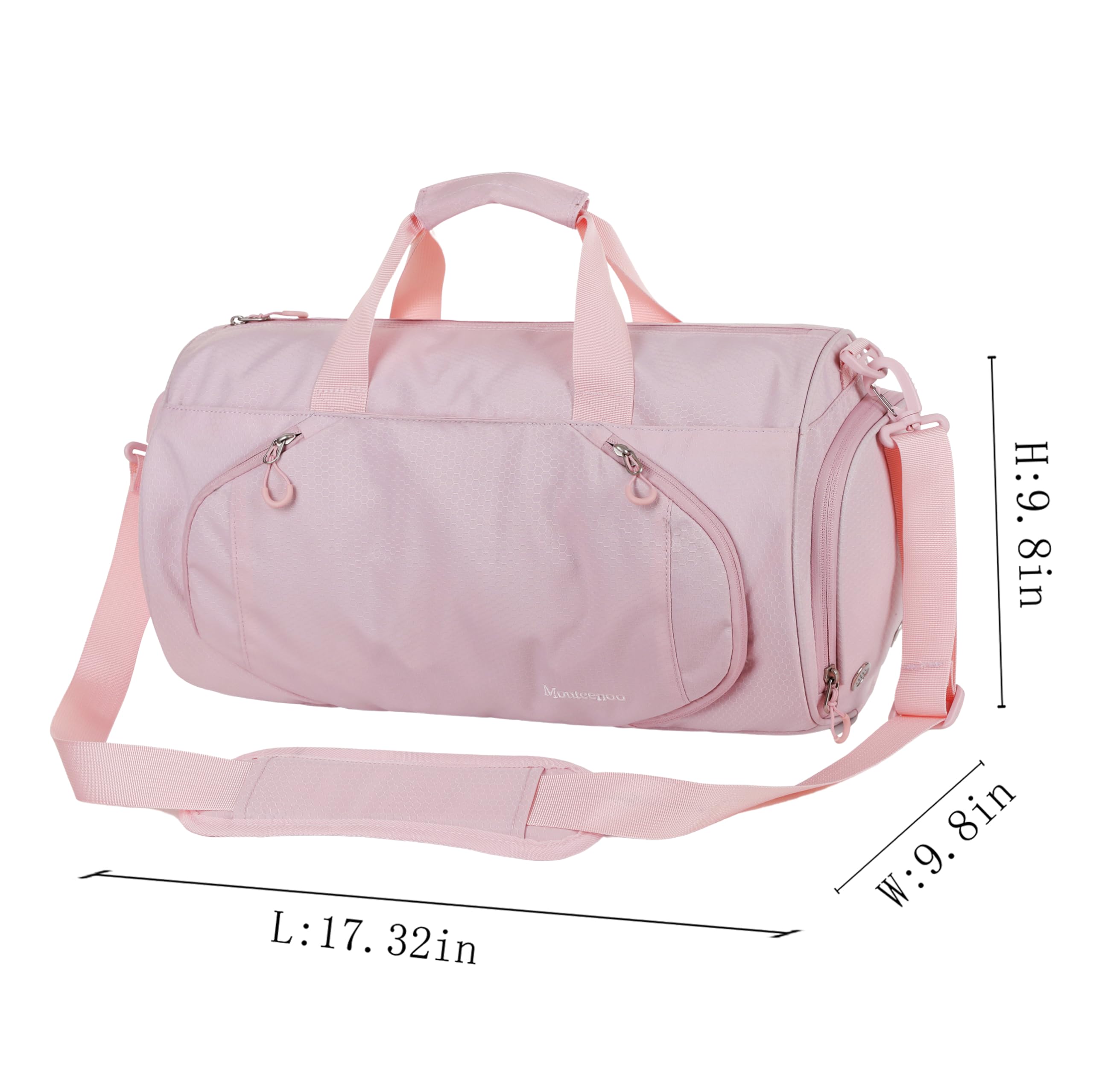 Premium Gym & Sports Duffel Bag for Men & Women - Water-Resistant, Shoe Compartment - Ideal for Workout, Travel & Sports - Mouteenoo