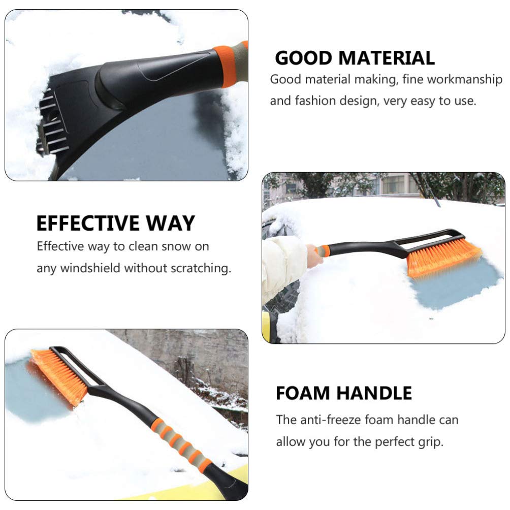 BESPORTBLE 2pcs Car Snow Shovel & Ice Scraper - Winter Vehicle Snow Removal Tool for Windshield Cleaning