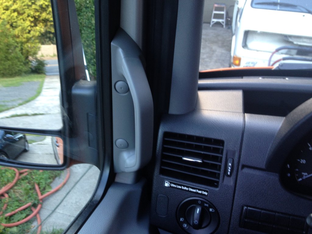 Terrawagen Sprinter Grab Handle Kit for Mercedes-Benz Sprinter 2007-2018 - Durable Interior Accessories for Van Conversion & Camping Adventures