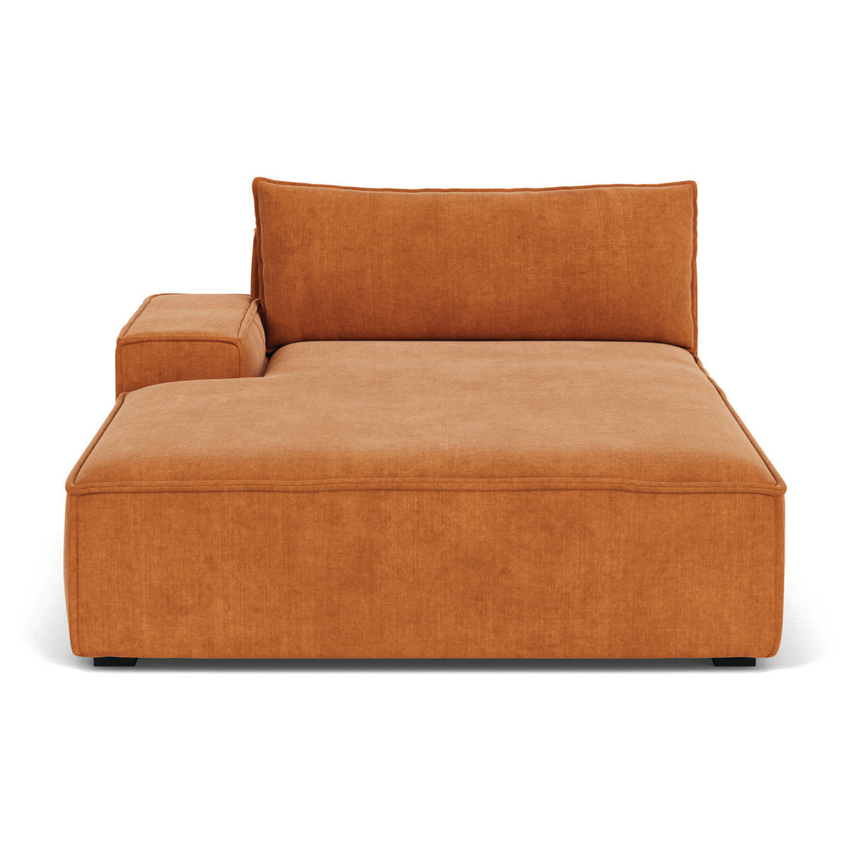 Daphne Fabric 1-Seater Left Chaise Modular Sofa - Modern Living Room Furniture for Small Spaces & Apartments