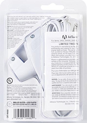 AdTech Lo-Temp Mini Glue Gun - Low Temperature Hot Glue Gun for Crafts, DIY Projects, School Supplies & Home Repairs | Compact & Safe Glue Gun for Kids & Adults | Perfect for Scrapbooking, Woodworking & Arts & Crafts (Item#0450)
