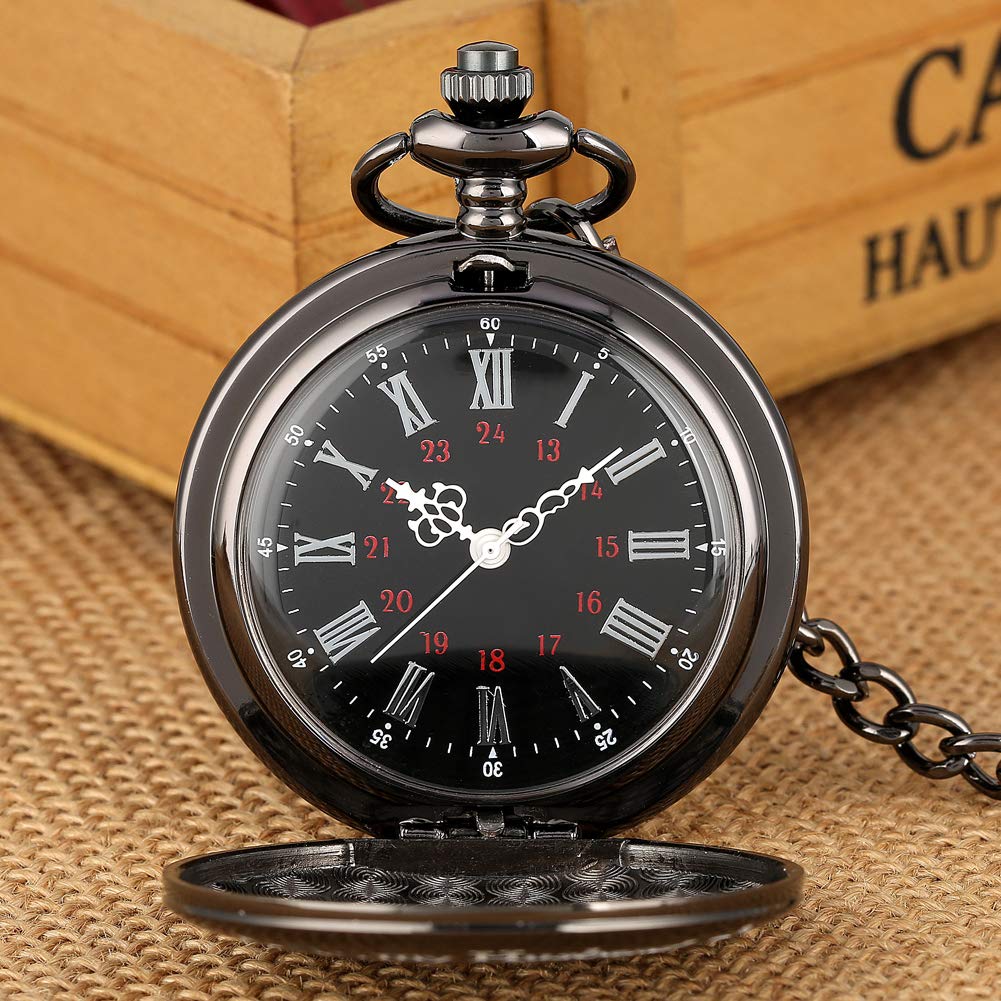 Udaney Engraved Pocket Watch Gift for Grandson - Personalized Christmas, Birthday & Graduation Gifts for Men - Perfect for Special Occasions & Family Heirlooms
