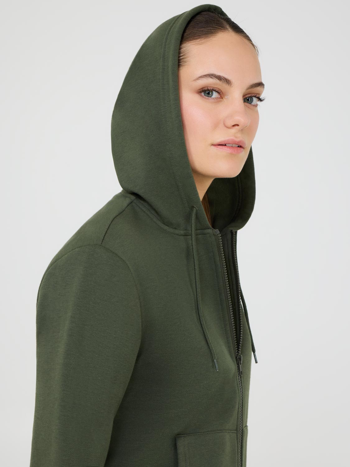 Full Zip Fleece Hoodie for Men & Women - Soft Warm Winter Jacket with Pockets | Perfect for Outdoor Activities, Hiking, and Casual Wear