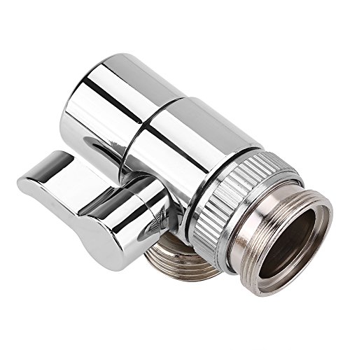Kitchen & Bathroom Sink Valve Diverter Faucet Splitter - M24 Faucet to Hose Adapter Replacement Part | Perfect for Outdoor Watering, Pet Washing & Garden Hose Connections