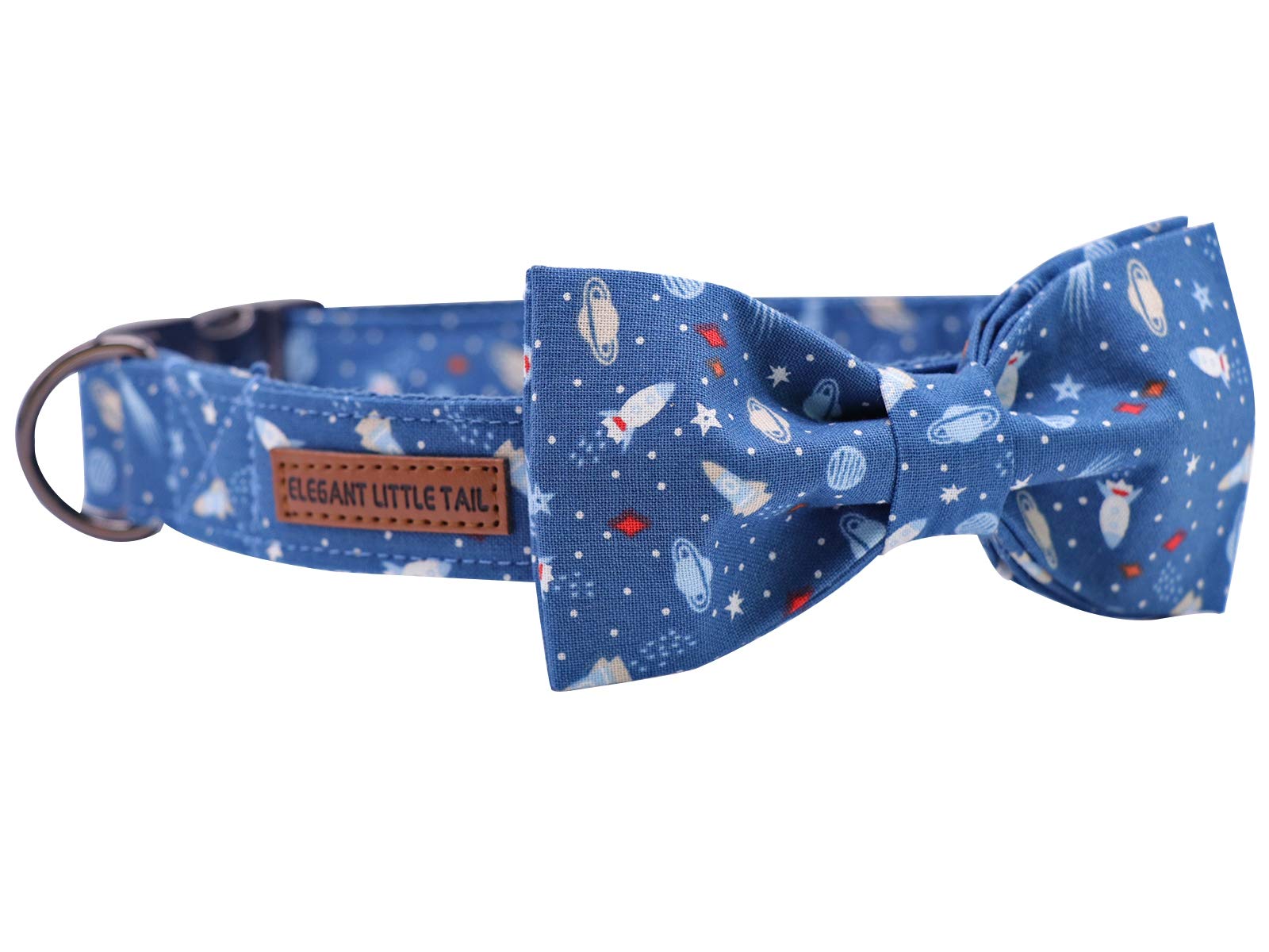 Elegant Bow Tie Dog Collar with Adjustable Cotton & Webbing - Perfect for Small, Medium & Large Dogs | Wedding, Party & Daily Walk Accessories