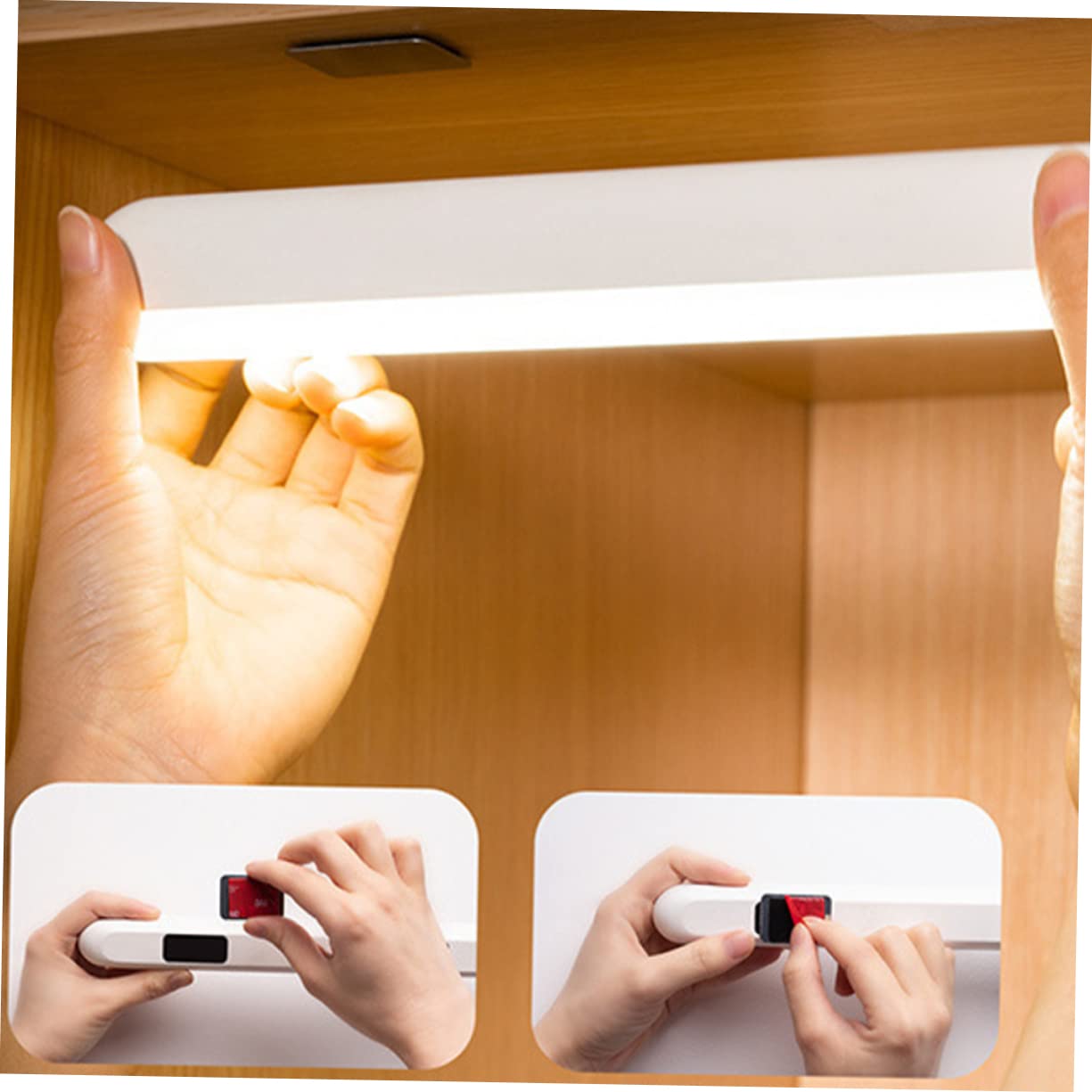 Portable USB Night Light - Rechargeable LED Bedside Lamp for Kids, Adults, Nursery, Closet, Hallway & Bathroom | Soft Glow Room Decor with Touch Control (Model T37)