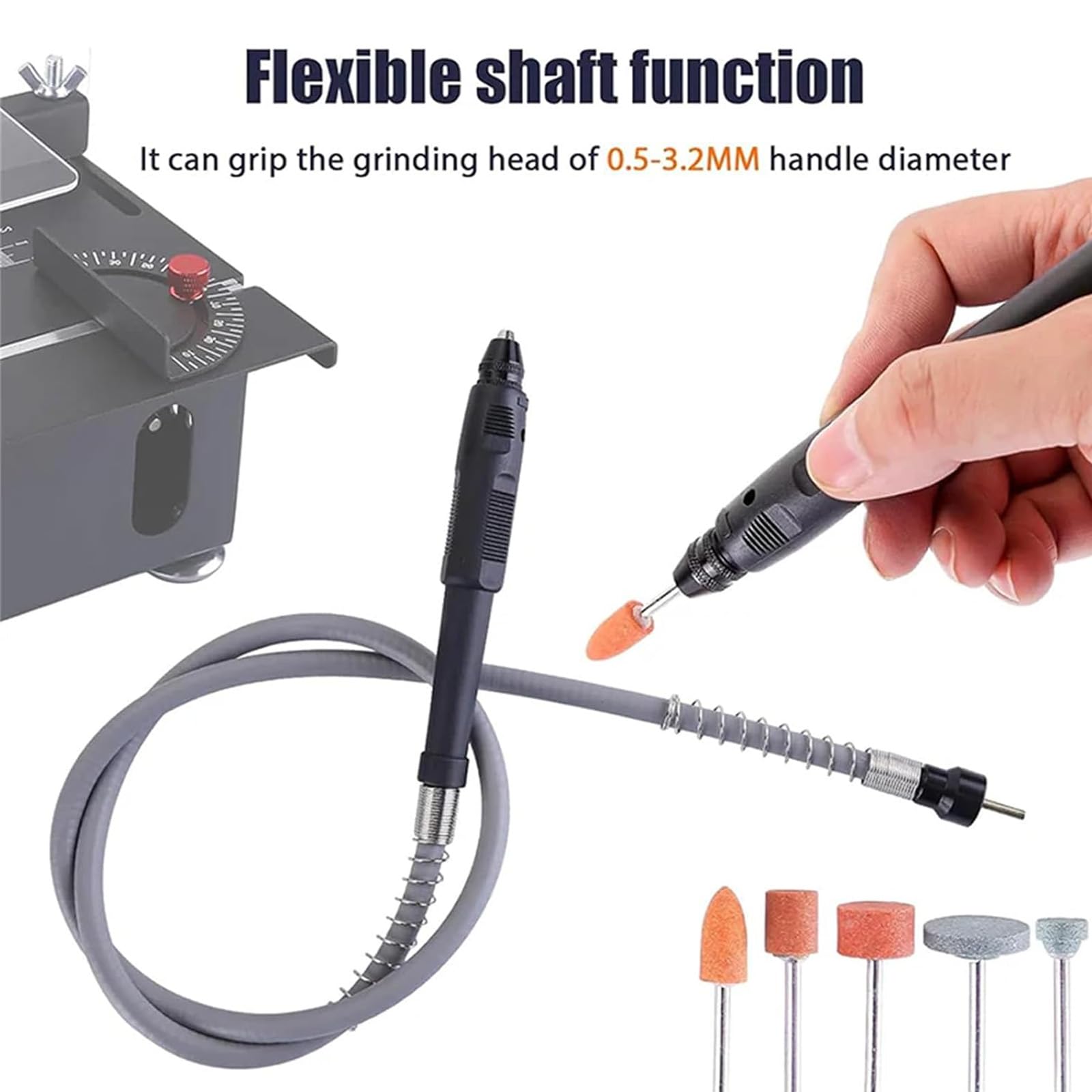 Mini Multi-Functional Table Saw for Woodworking & Crafts - 1/2