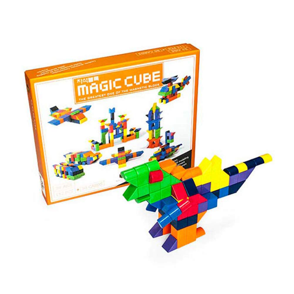 112 Pcs Magnetic Building Blocks - STEM Educational Toys for Kids & Adults, Brain Teaser Puzzle Game for Creative Play, Classroom & Family Fun