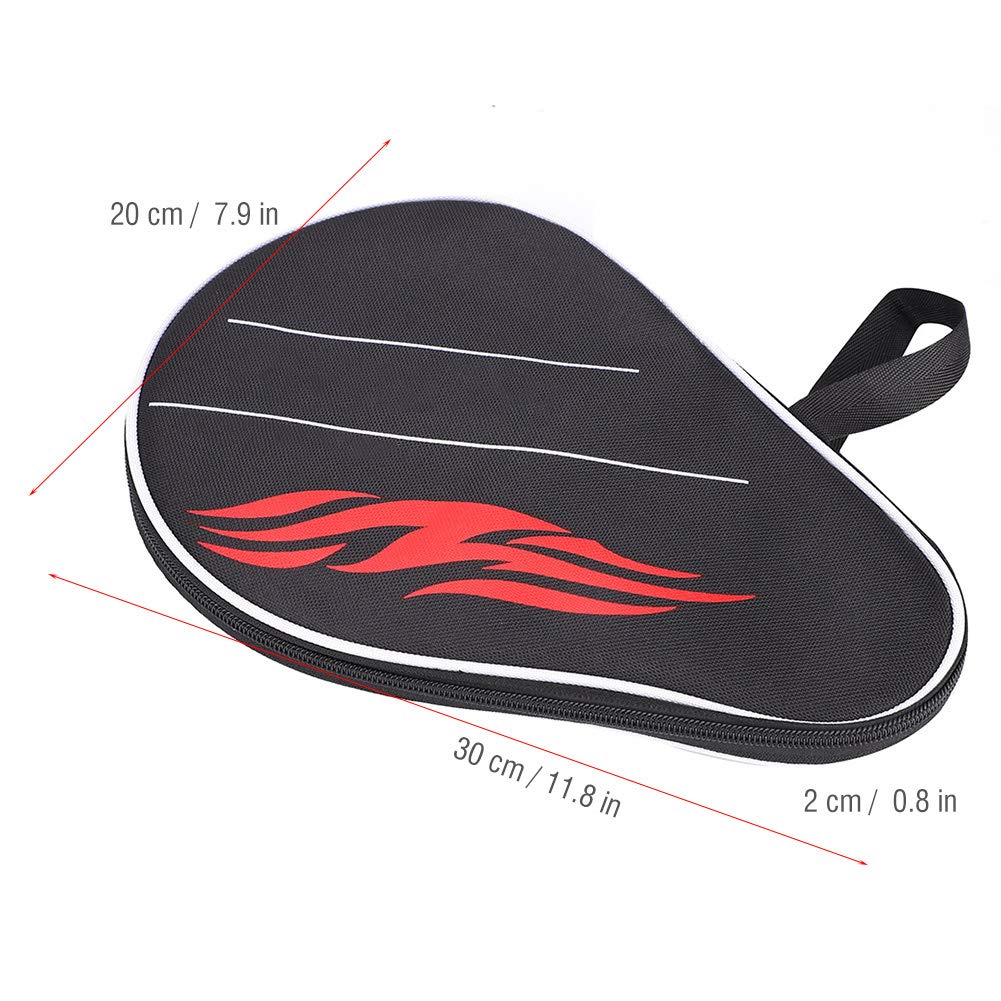 Premium Table Tennis Racket Case with Ball Pouch - Durable Paddle Cover & Organizer for Ping Pong Equipment Storage | Perfect for Tournaments, Training & Home Use