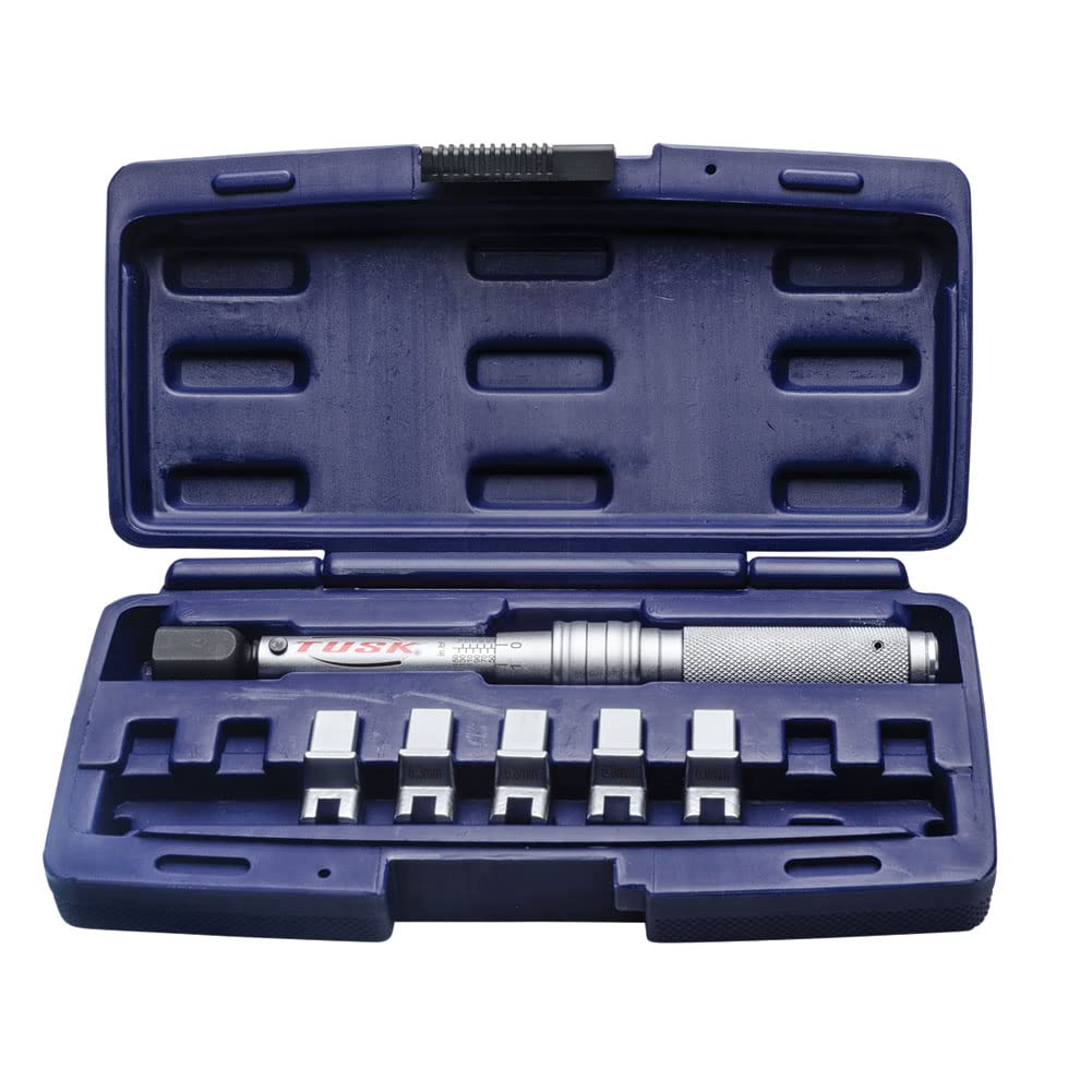 Tusk Spoke Torque Wrench Kit - Professional Motorcycle Wheel Spoke Tightening Tool for Dirt Bikes, ATVs & Adventure Bikes - Perfect for Off-Road Maintenance & DIY Repairs