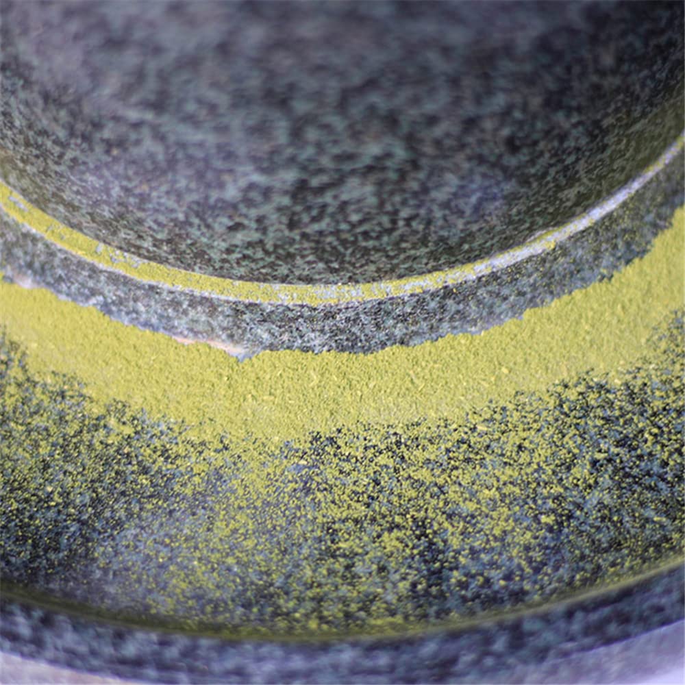 Premium Handmade Natural Granite Stone Mill - Bluestone Grinder for Tea, Coffee Beans & Pepper (8.7-9.8 Inches) - Perfect for Kitchen, Camping & Gourmet Cooking