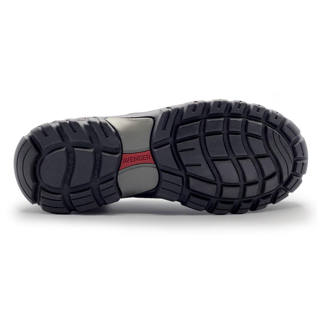 SD10 Composite Toe Work Shoes for Men - Lightweight & Safety Toe Black Work Boots for Construction, Warehouse & Industrial Jobs
