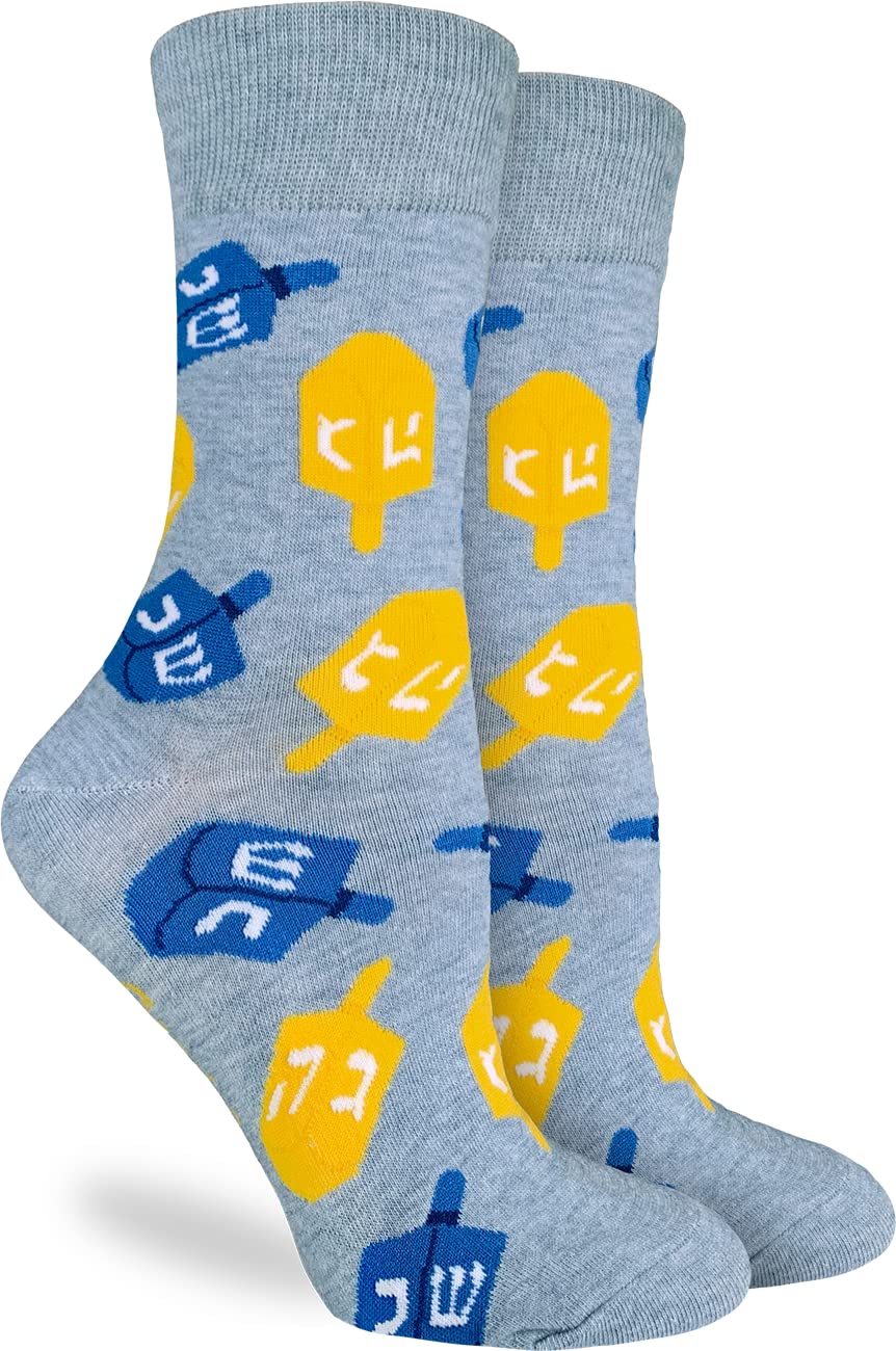 Good Luck Sock Women's Hanukkah Holiday Socks for Adults - Fun Festive Hanukkah Gifts for Women, Men & Teens - Perfect for Christmas Celebrations & Jewish Holiday Parties