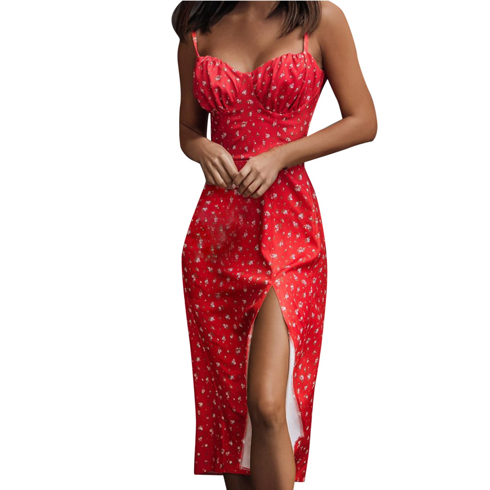 Women's Summer Sleeveless Spaghetti Strap Black Beach Dress - Casual Sundress for Vacation, Pool Party & Outdoor Activities