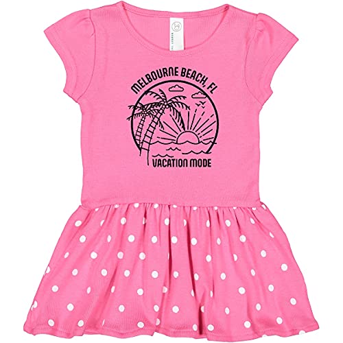 Inktastic Summer Vacation Mode Melbourne Beach Florida Baby Dress - Cute Outfit for Beach Trips, Family Photos & Casual Wear