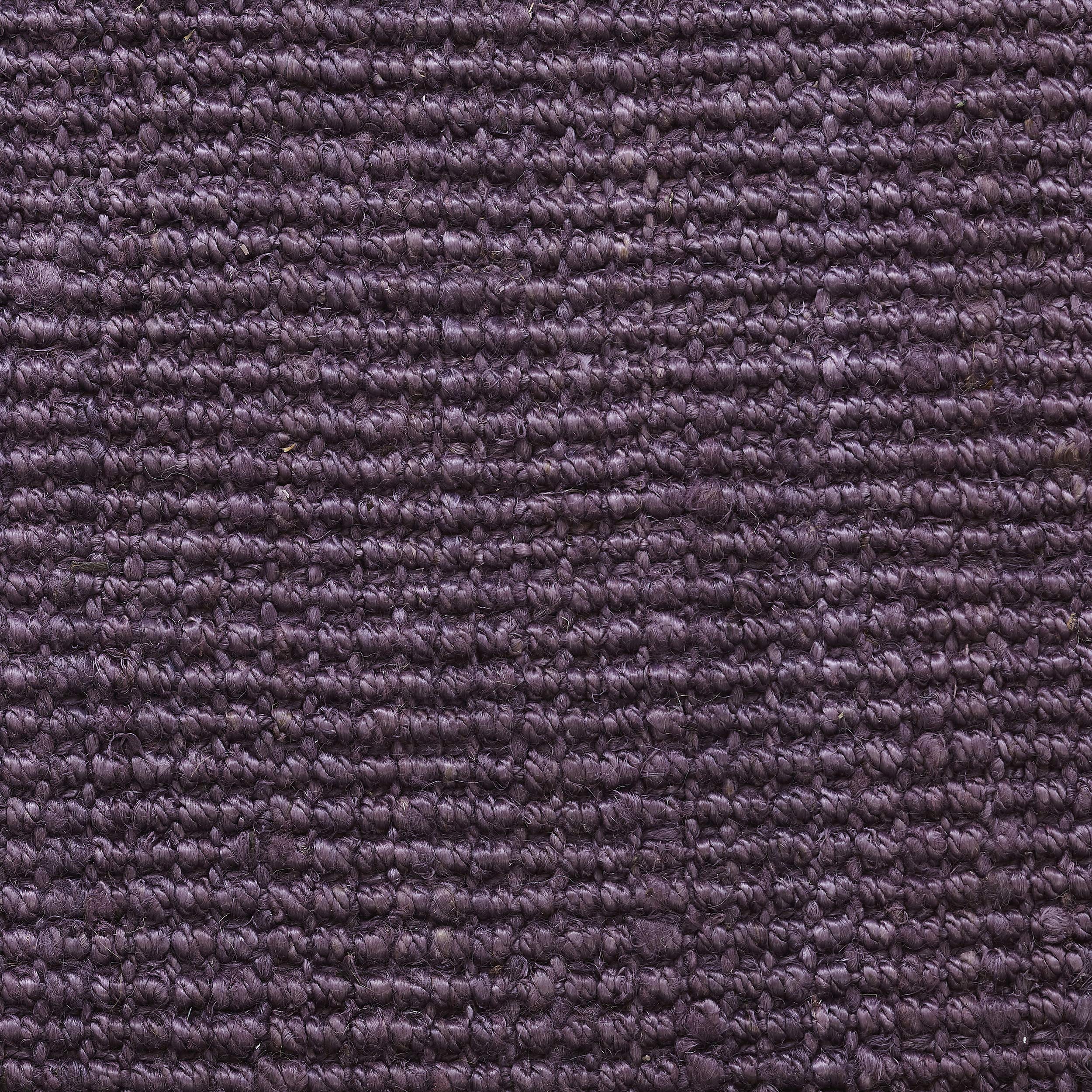 Premium Braided Jute Area Rug - Soft Reversible Indoor Floor Mat for Living Room, Bedroom, Entryway, Dining & Office | Modern Home Decor | Kula Collection Purple 2'6