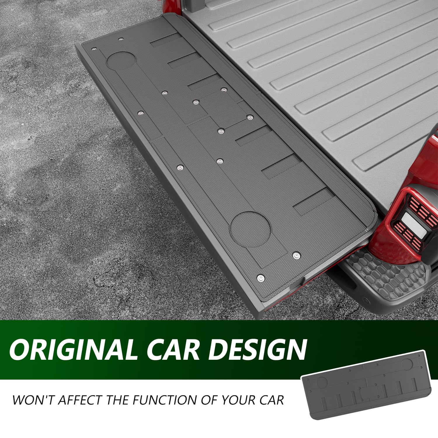 2020-2025 Jeep Gladiator JT Tailgate Mat - Durable Bed Liner Replacement Accessory for Truck Tailgate Protection | Perfect for Camping, Off-Roading & Hauling Gear