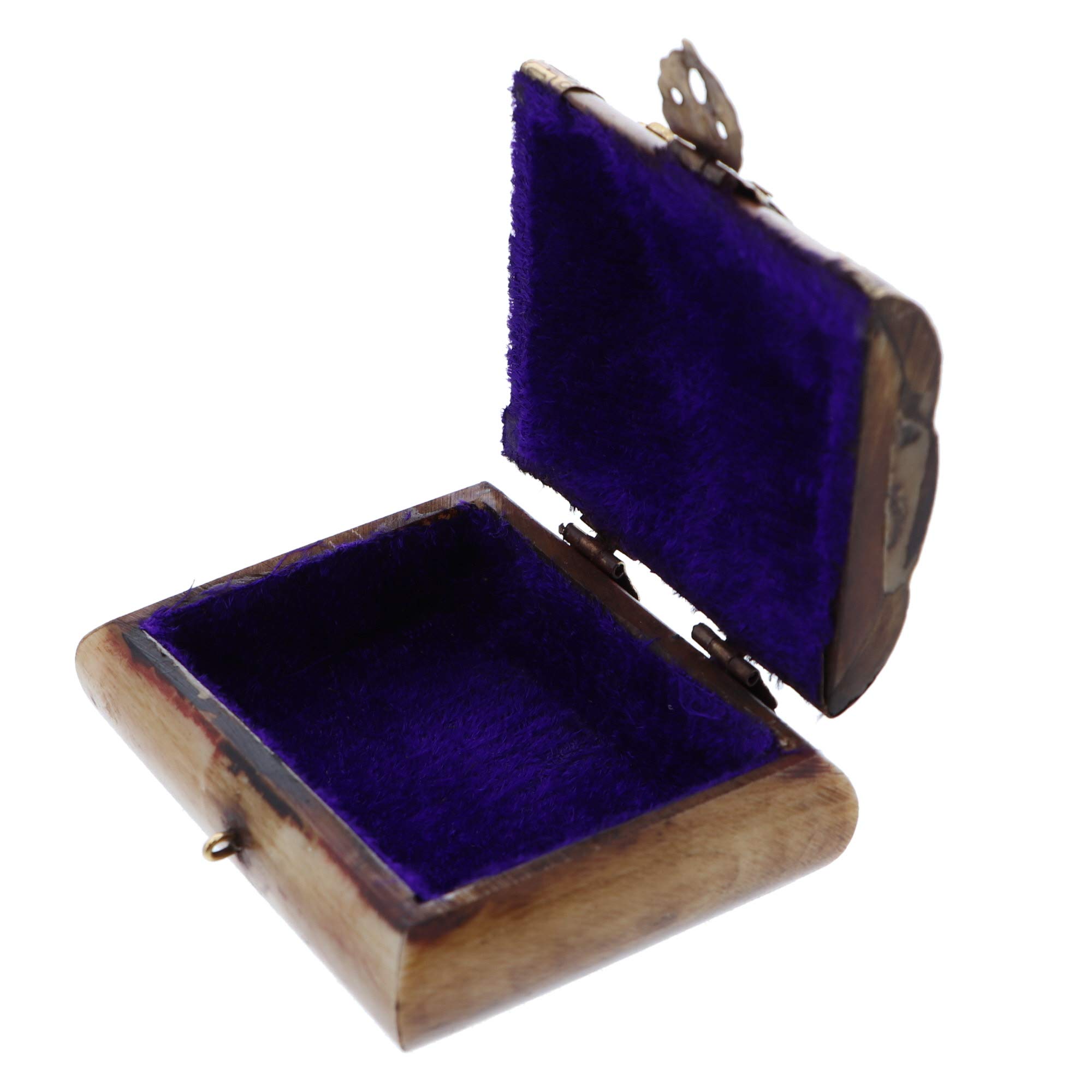 Li'Shay Small Gold Bone Decorative Keepsake Box - Elegant Jewelry Storage & Gift Box for Home Decor, Wedding Favors, and Memory Keepsakes