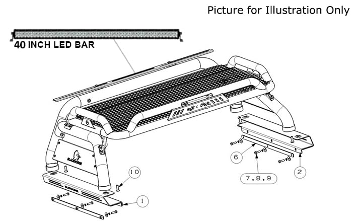 Black Horse Atlas Roll Bar with 40