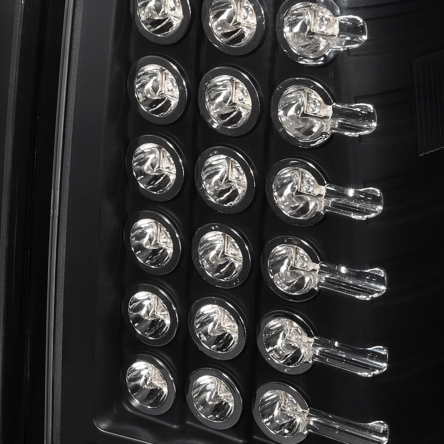 Spec-D Tuning Black Halo LED Projector Headlights & LED Tail Lights for 2004-2015 Nissan Titan - Complete Left & Right Headlamp Assembly - Upgrade Your Truck's Style & Night Visibility