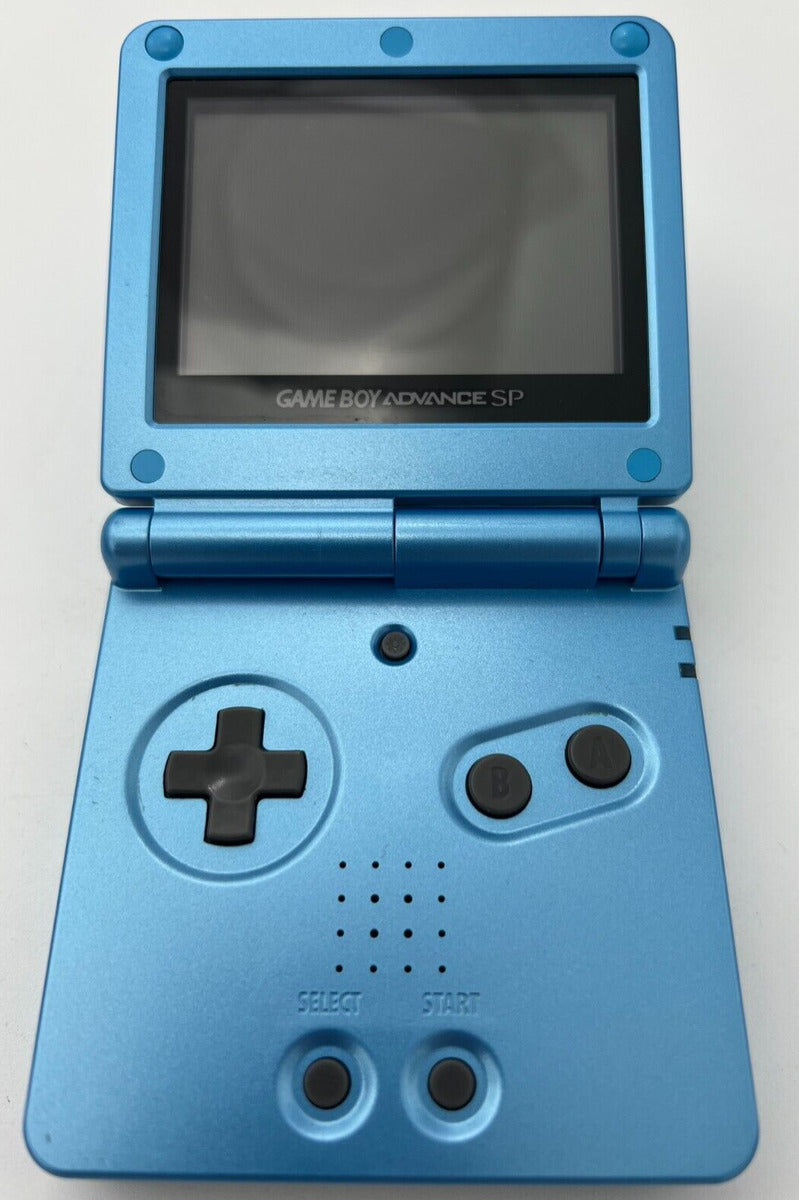 Original Nintendo Game Boy Advance SP Surf Blue Edition - Portable Gaming Console for Kids & Adults - Perfect for Travel, Commuting & Retro Gaming