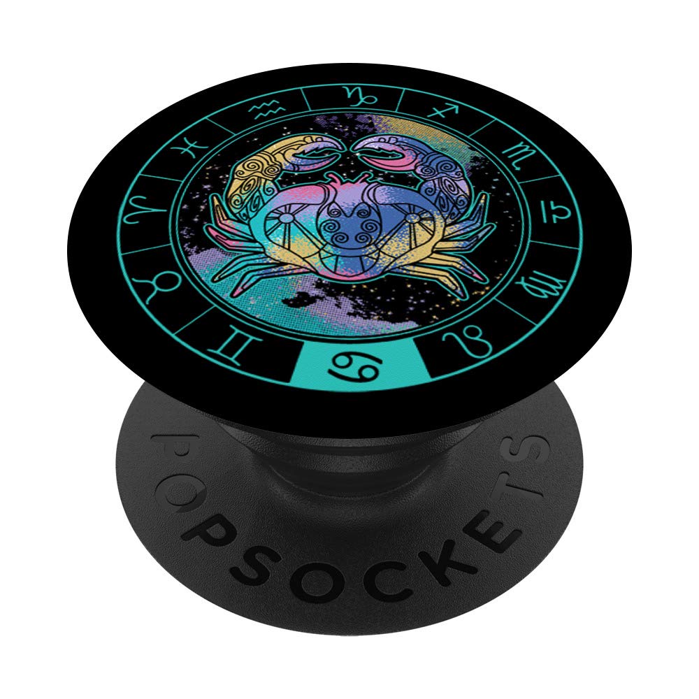 Cancer Moonchild Horoscope Astrology Zodiac Sign Gifts - Swappable PopSockets PopGrip for Phones & Tablets | Perfect for Astrology Lovers, Phone Accessories & Unique Gifts