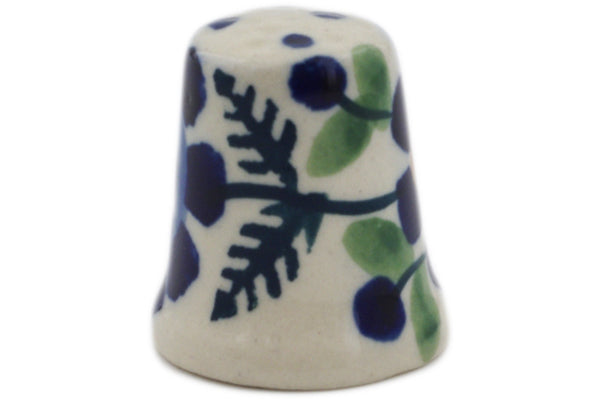 1 Thimble - Orange and Blue Floral Design for Sewing, Quilting, and Crafting | Perfect for Hand Stitching, Embroidery, and Needlework Projects