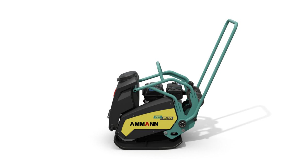 APF 15/50 Vibratory Plate Compactor - Heavy Duty Construction Equipment for Soil Compaction & Landscaping Projects - Perfect for Driveways, Patios & Road Repair