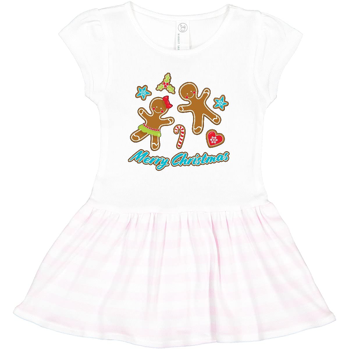 Gingerbread Christmas Toddler Dress for Holiday Parties