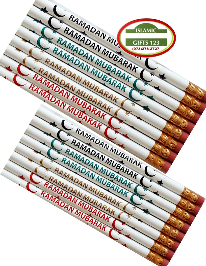 Ramadan Pencils 24 Pack - Eid Gifts for Kids & Party Favors